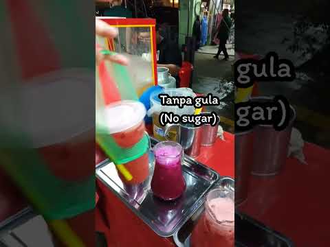 🇲🇾《Ramadan Bazaar》What I bought at Pasar Malam@Lorong:Jalang TAR〈Part2〉Watermelon Juice🍉/🇲🇾の夜市で買ったもの