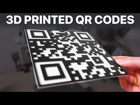 How to 3D Print Your Own QR Codes (EASY!)