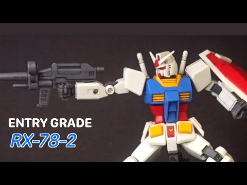 $5 Entry Grade RX-78-2 Build Video, with light weathering.