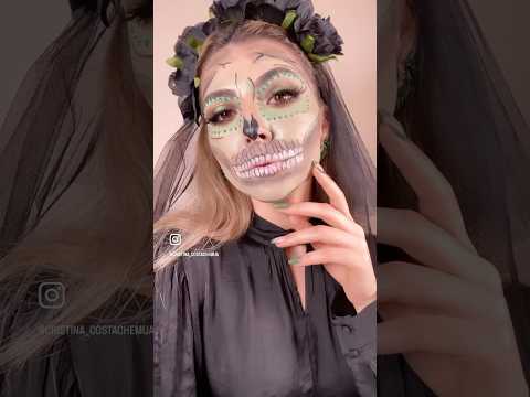 Dia De Los Muertos Makeup Tutorial| Halloween Look #shortsviral #shortsmakeup #shorts