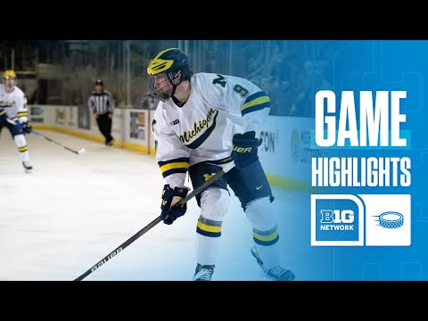 Ohio State at Michigan | Highlights | Big Ten Hockey | 01/05/2025