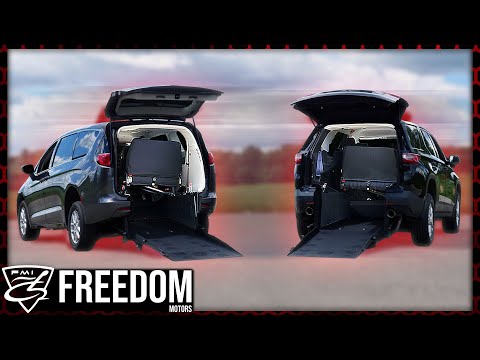 Wheelchair Accessible NEMT & Paratransit Vehicles | Half-Cut Chevy Traverse & Chrysler Voyager