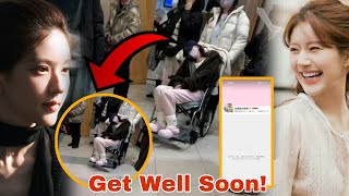 Zhao Lusi spotted at the hospital emergency room in a wheelchair, personal Weibo account is locked