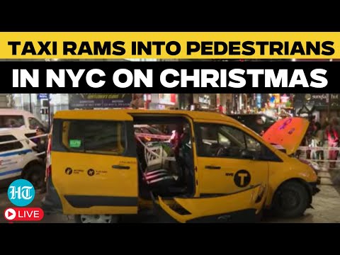 Live | Six Injured As Taxi Hits Pedestrians In Nyc’s Herald Square On Christmas | U.S. News