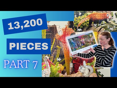 13,200 PIECE JIGSAW PUZZLE!! Visionaria by Clementoni (Part 7) #puzzle #jigsawpuzzle