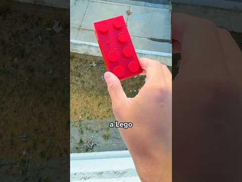 At what height does a Lego brick break?