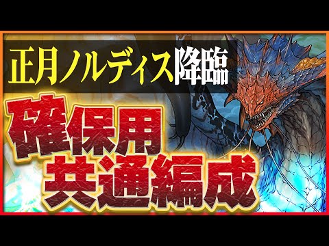 【正月ノルディス降臨】クエストリーダー全対応！ネロミェールで報酬ゲット！【パズドラ】