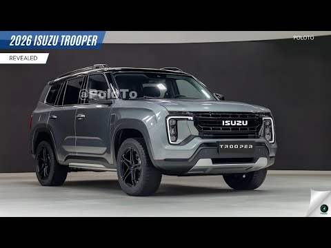 2026 Isuzu Trooper Revealed - will be built on a modern SUV platform!