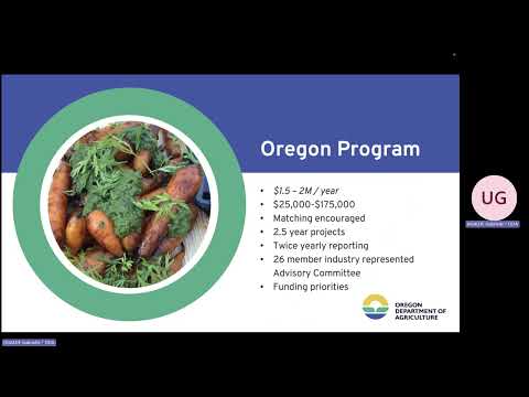 Specialty Crop Block Grant Program Webinar