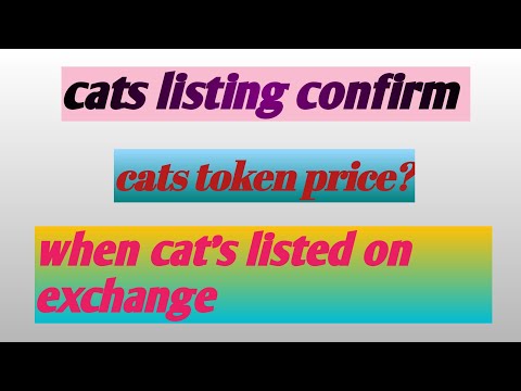 cats listing confirm || cat's airdrop withdrawal || when cat's listed on exchange