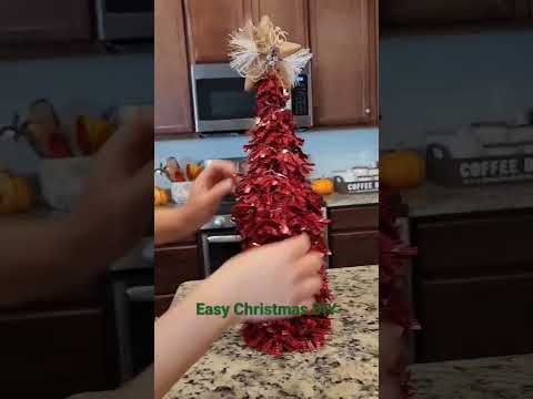 Dollar Tree DIY Christmas Tree 🎄Ep1  #shorts #shortsvideo #christmas #fyp #dollartree