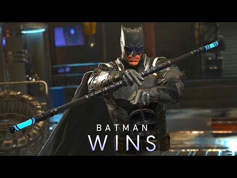 Injustice 2 - Batman using Staff of Grayson (PC Mod)