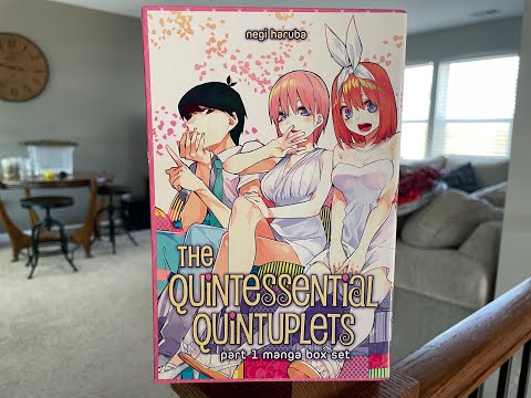 The Quintessential Quintuplets Manga Box Set || Manga Box Set Opening