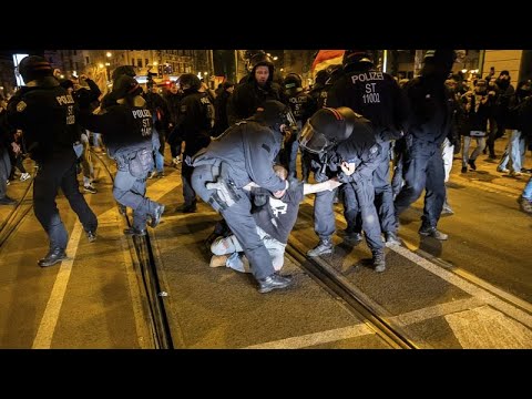 Germany's far-right stages anti-migration rally in Magdeburg