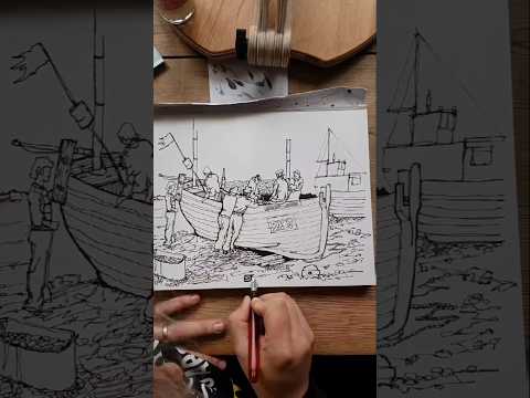 How to Sketch Anything with a Fountain pen!