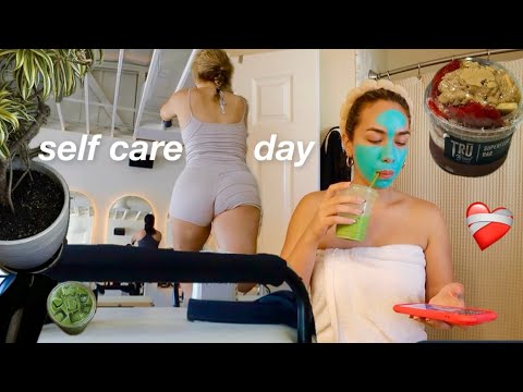 a self care day in my life! (pilates, infrared sauna, matcha order + more)