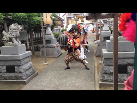 《新湊》北長徳寺獅子舞2016.5.14【宮参り】