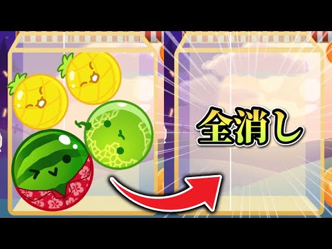 【全消し！？】伝説の「全回収ダブルスイカ」をついに達成してしまった男【スイカゲーム】