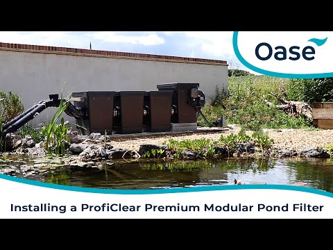 Installing an OASE ProfiClear Premium Drum Pond Filter - OASE UK