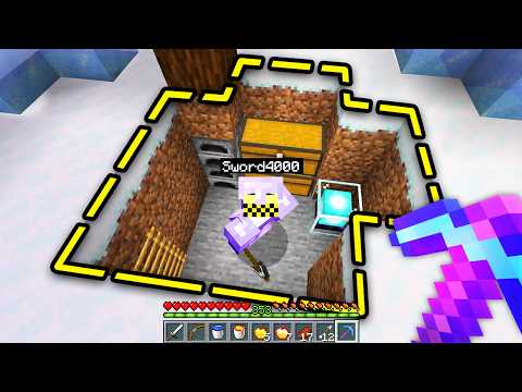 The Most Secret SNOW Base in Minecraft Hide Or Hunt!