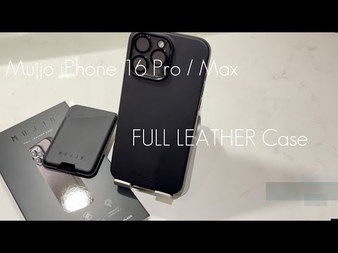 The Apple Leather Case....From Mujjo?? - iPhone 16 Pro / MAX Hands On Review!