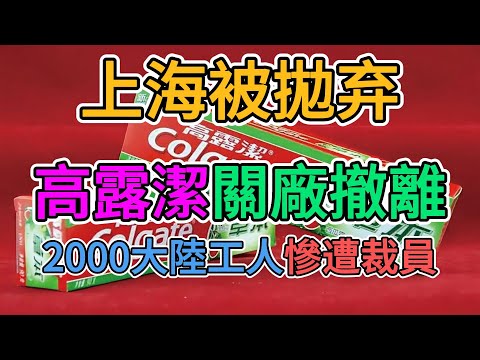 上海經濟再遭打擊，高露潔緊跟其他外資撤離中國，上海成都分廠裁員超2000人，工廠徹底關閉，生產線停工停產，離關門歇業僅僅一步之遙！ | 窺探家【爆料频道】