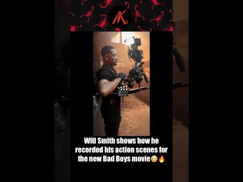 🎬 Will Smith Shows  how he shot his action scene in New Bad Boy Movie #badboy #willsmith will