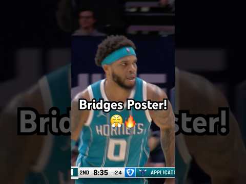 Miles Bridges MEAN POSTER SLAM! 😤👀|#Shorts