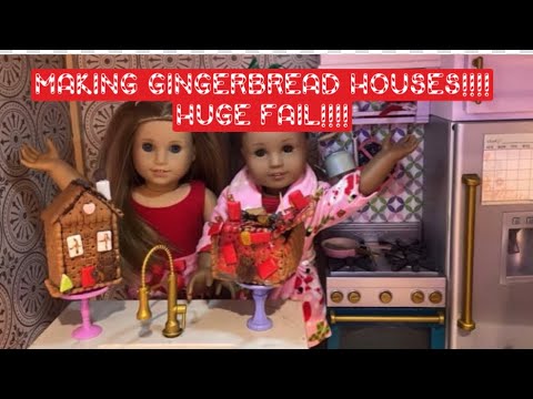 KANANI’S KITCHEN: THE GOREY GINGERBREAD HOUSE American  girl stop motion AGSM!🎄🍪👩🏽‍🍳