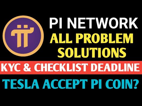 Pi Network New Update Today | Pi Network KYC Last Date | Pi Network Problem Solutions | #Tesla & #Pi