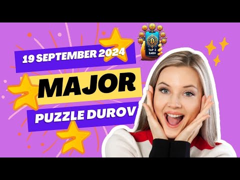 Major Coin Puzzle Durove 19 September 2024