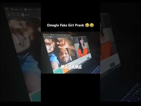 Omegle Fake Girl Prank 😂😂 #omegle #ometv #shorts #short #viralvideo #prank #omegleprank