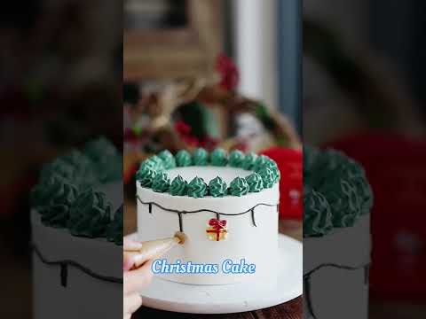 80- decorated cake, Style (3) CAKE & DESSERT #cake #dessert #food #shorts