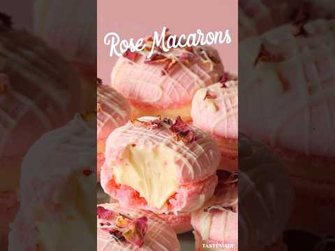 || Rose Macrons Recipe || #shorts #viral #recipeshorts #recipe #viralvideo