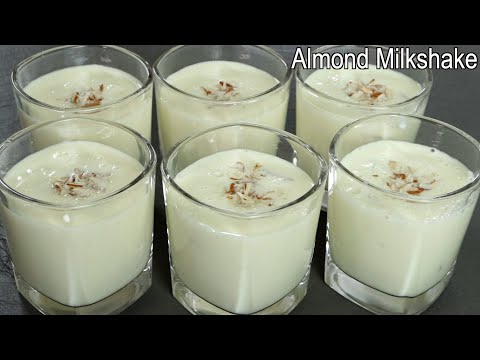 Easy Almond Milkshake Recipe | Homemade Summer Drinks