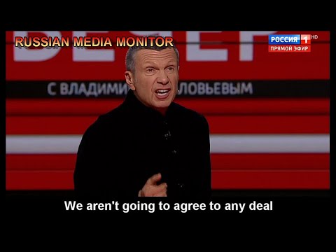 Vladimir Solovyov says Russia won't make a deal to stop its war