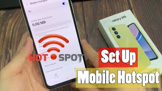 How to Set Up Mobile Hotspot on Samsung Galaxy A15 - Create WiFi Hotspot