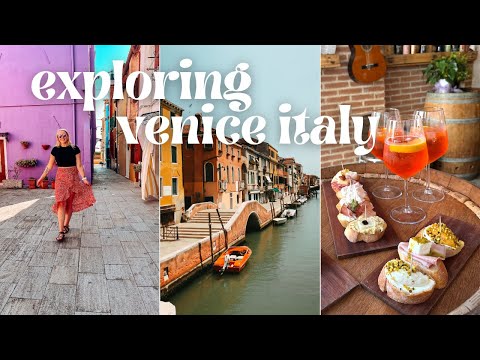 3 days in Venice Italy travel vlog & daytrip to the colorful Burano island | Traveling Italy 2022 🇮🇹