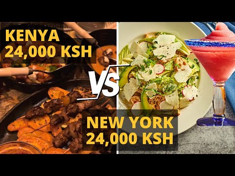 How Much will 24K 🇰🇪 KSH get me in NYC Dining? | Rosa Mexicano