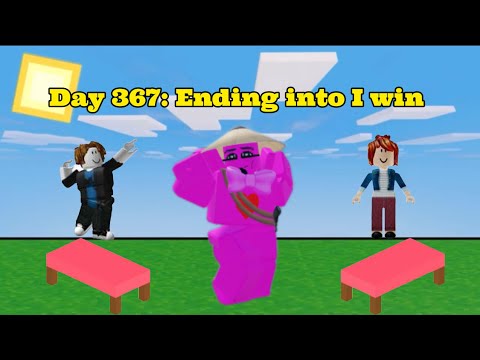 Ending The Video Into I Win A Game of Roblox BedWars But I have One Life and No Armor!