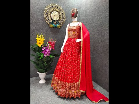 NEW ĐĚSIGNER PARTY WEAR LOOK 2 COLORS GOWN WITH HEVVY EMBROIDERY WORK