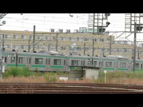 埼京線ハエ28編成最後の自走（2016年10月31日：川越車両センター）