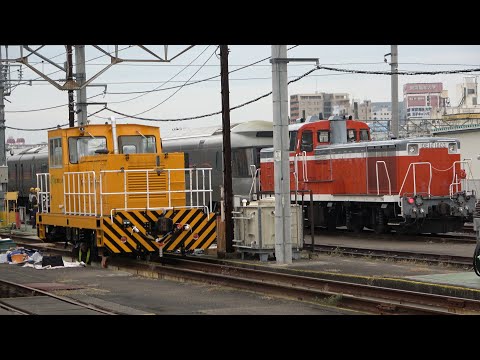 2024/11/26 【入区後入換】 DE10 1603 + E26系 カシオペア 尾久車両センター | Japan Railways: Shunting "Cassiopeia" at Oku