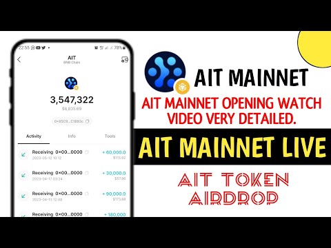 Ait token mainnet live || Ait token unlock & How to sell ait token || Ait airdrop mainnet