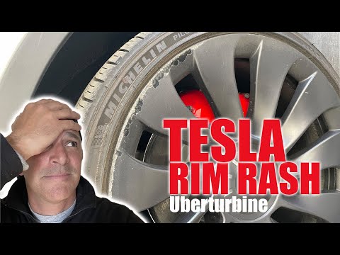 Tesla Model Y Curb Rash Repair - 21” Uberturbine Wheels - DIY