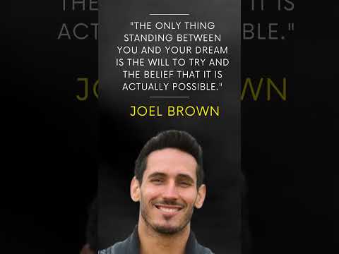 "Pursuing Dreams: The Power of Belief and Trying - #Shorts #JoelBrown"