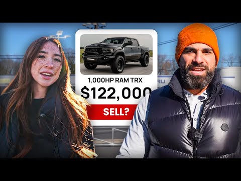 Selling a 1,000 Horsepower RAM TRX to Lexi The Electrician | Day In The Life Of A LUXURY Car Dealer