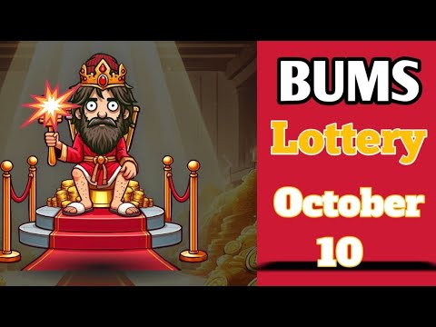 Bums Lottery Card Today Bums Combo Card October 10th #bums