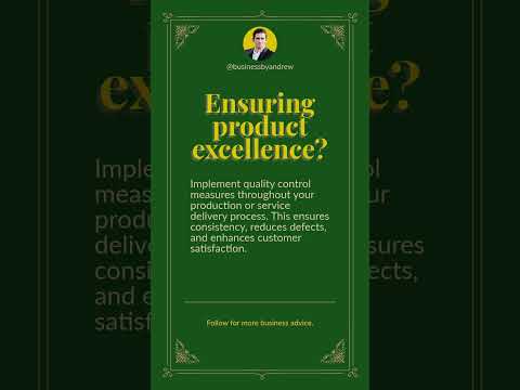 How to Implement Quality Control for Product Excellence #OperationsManagement #ProcessOptimization