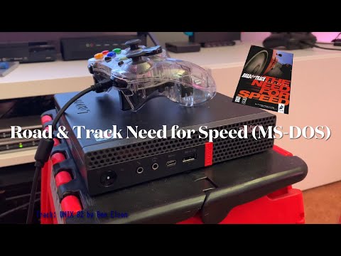 Road&Track The Need for Speed (MS-DOS) On Lenovo M75Q Mini PC (DOSBOX)(Linux)  My 🔝Top Racing Games🔝